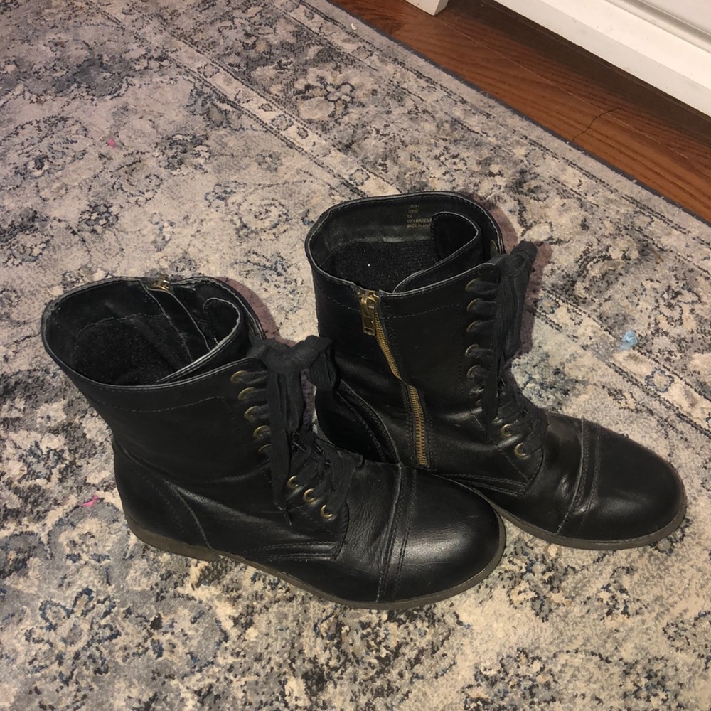 Black Combat Boots